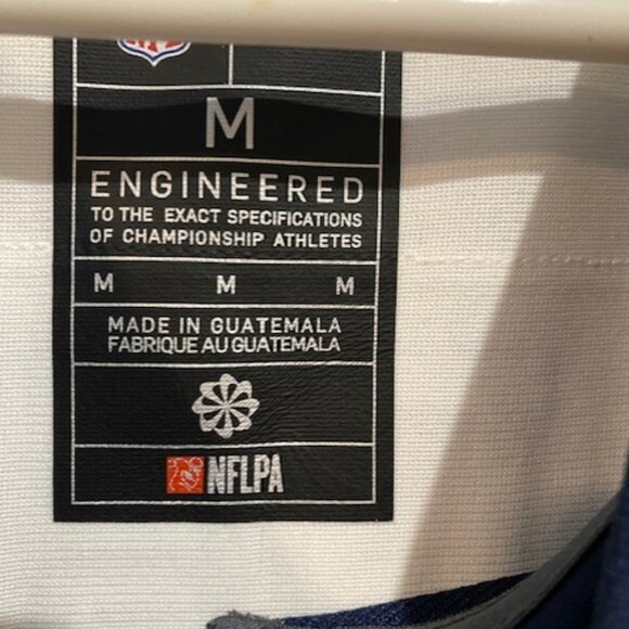 NFL Men's Dallas Cowboys Micah Parsons Nike Navy/White Game Jersey Large Size M - Picture 4 of 4